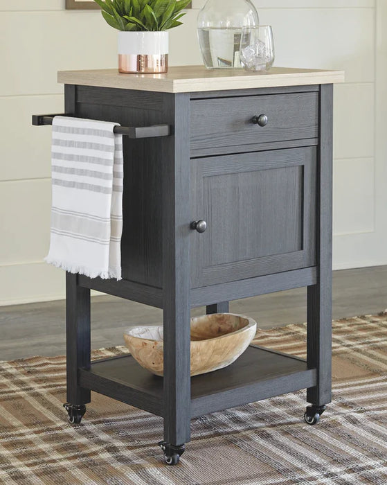 Boderidge bar cart black NEW AY-A4000332