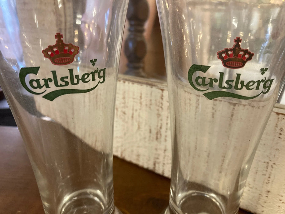 Oktoberfest etched glass beer mugs 27463