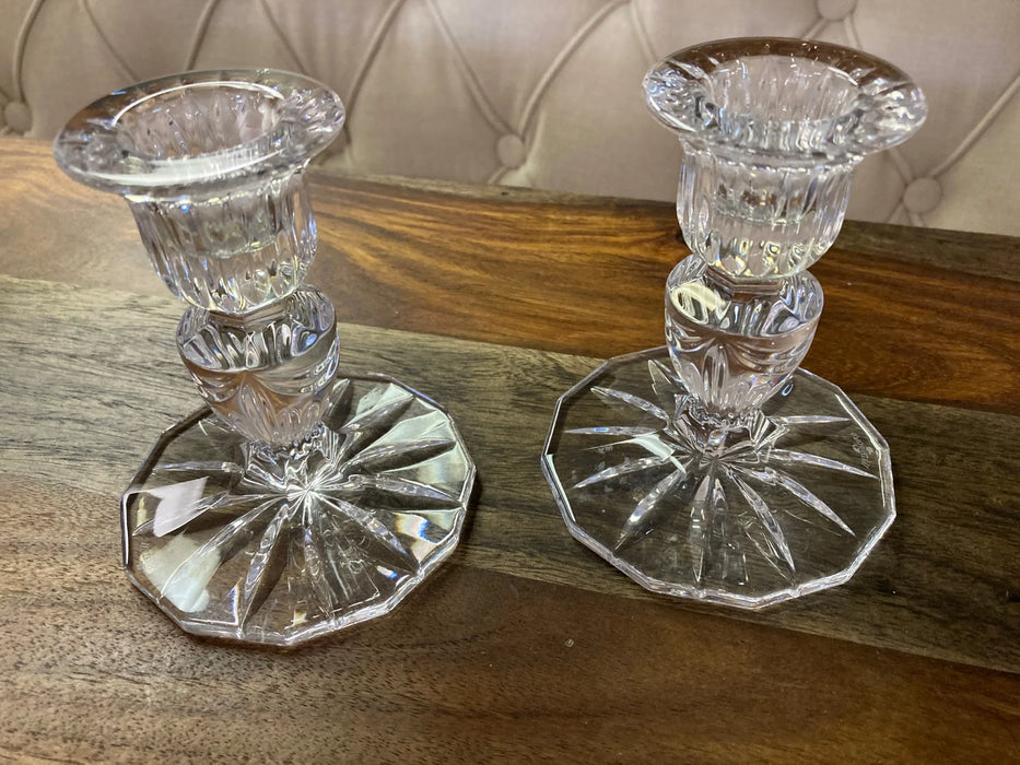 Crystal candleholder set 27670