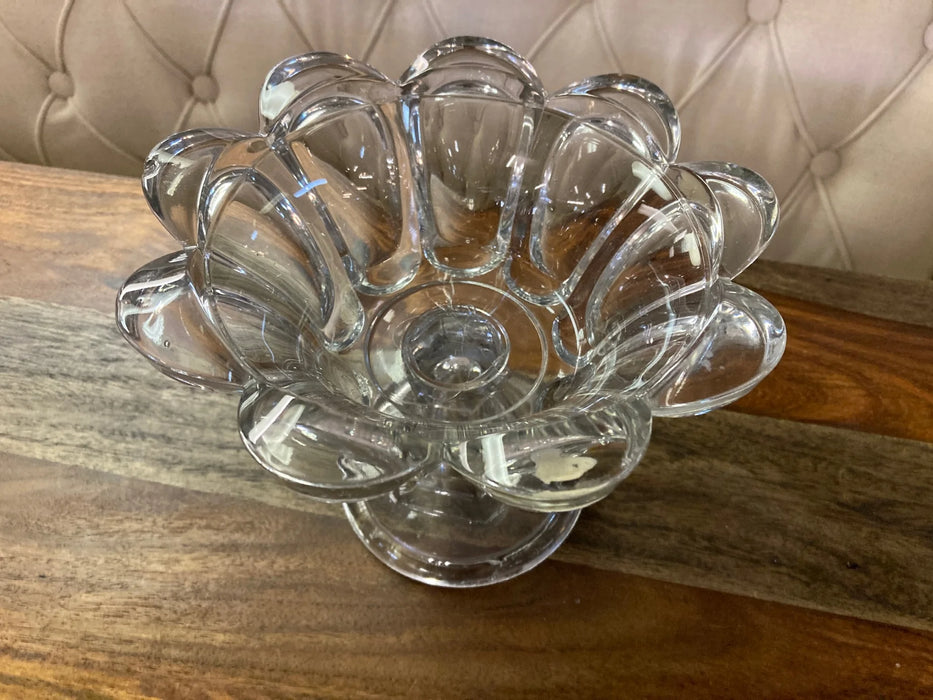 Glass pedestal candy dish 27664