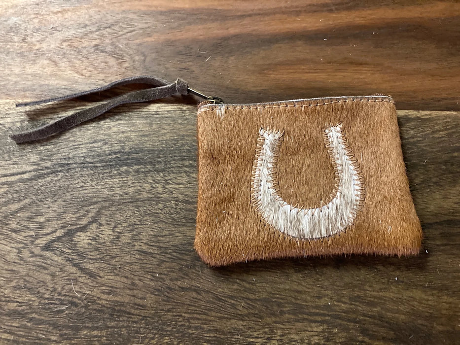 Cowhide and leather coin purse GL-20008