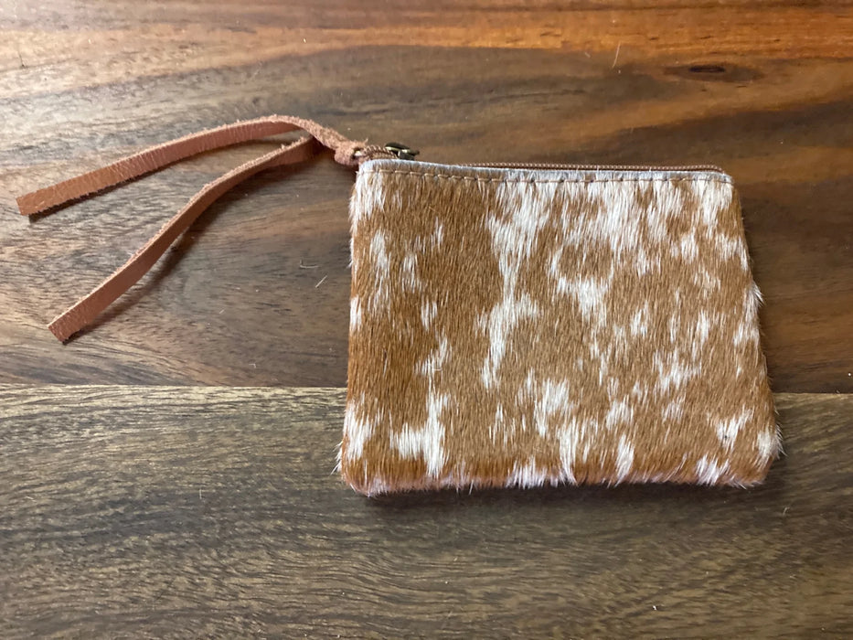 Cowhide and leather coin purse GL-20008