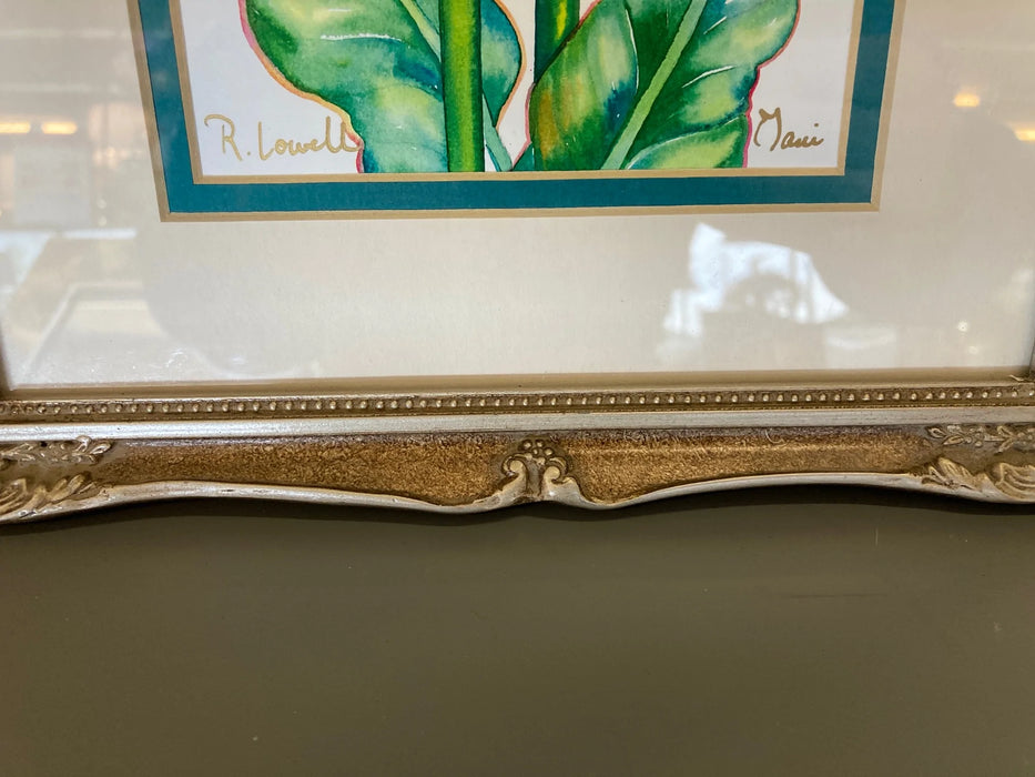 Framed floral art 28061