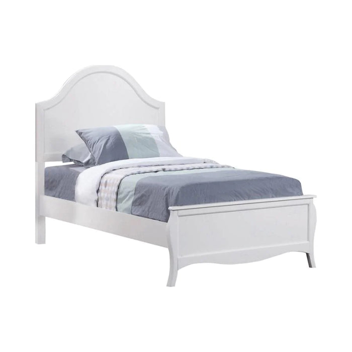 Dominique white twin bed NEW CO-400561T