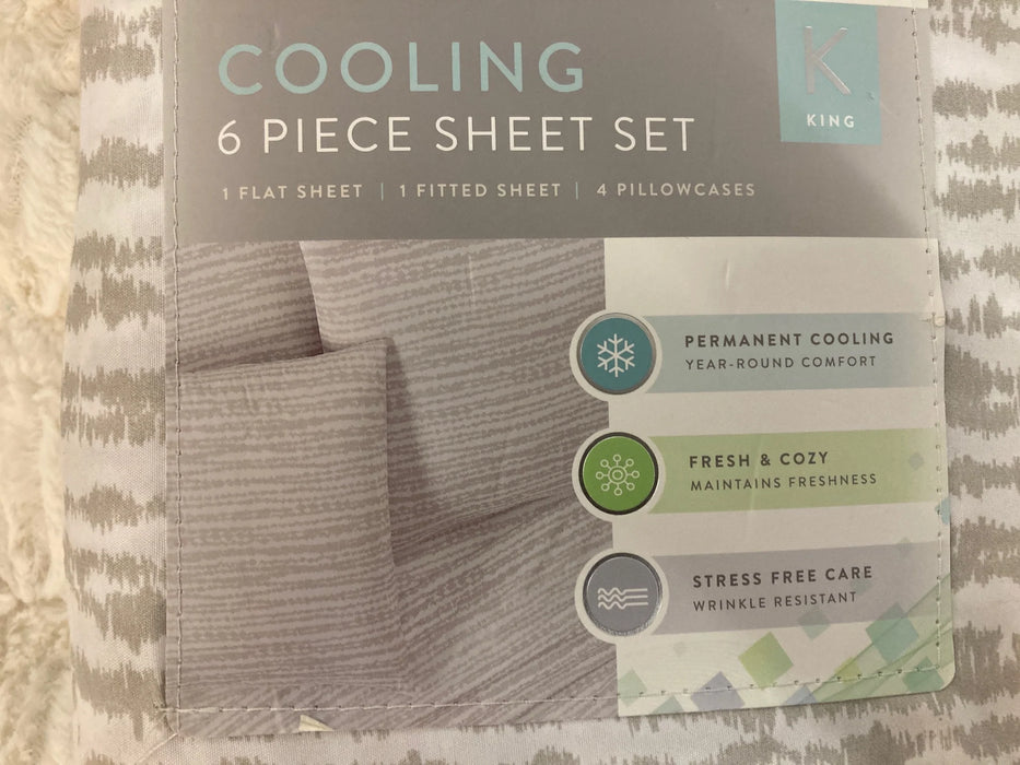 Truly calm cooling 6 piece king sheet set 28679