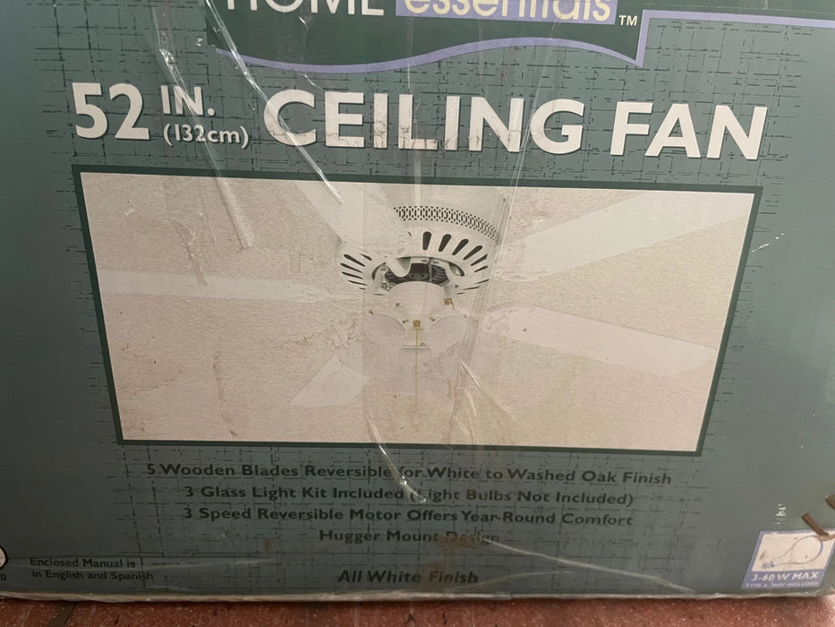 Ceiling fan 52" in original box 28472