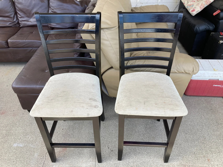 Black bar height barstools chairs 28778