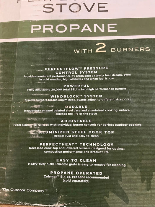 Coleman propane stove 29326