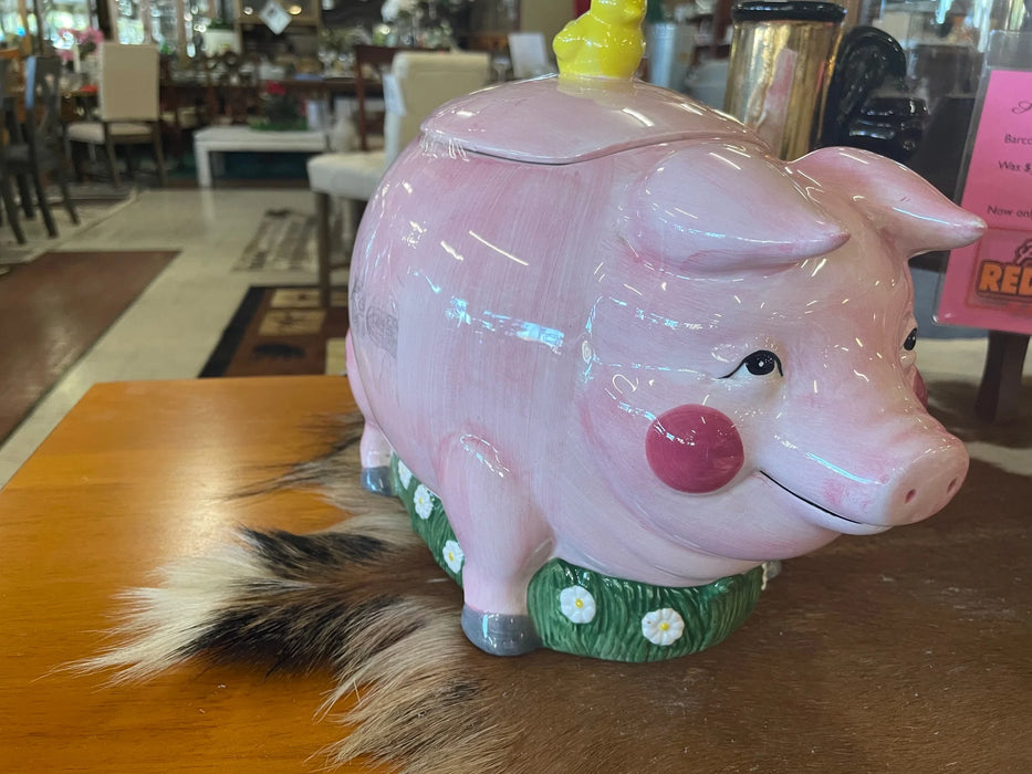 Cooks Club vintage pig cookie jar 29643