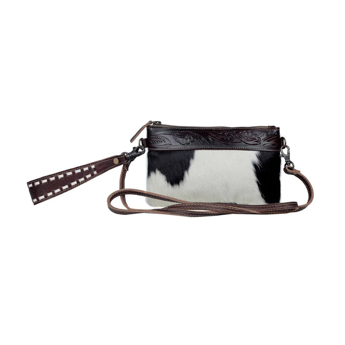 Specked Cowhide & Leather Belt Shoulder Crossbody Hand Crafted Myra Bag NEW MY-S-3304