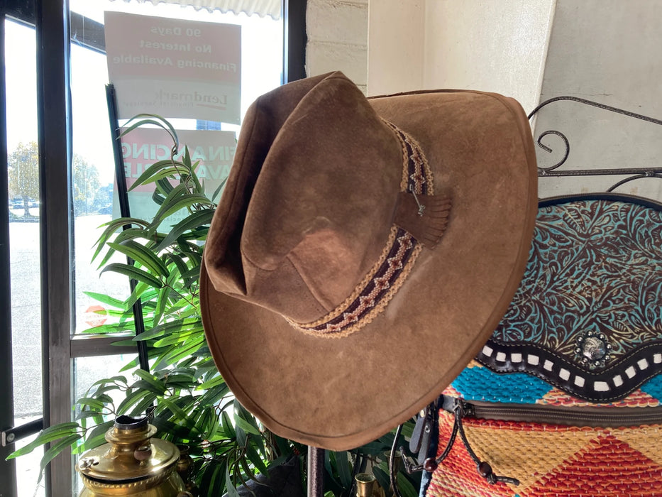 Stetson suede vintage brown size 7 1/4 cowboy hat 29920