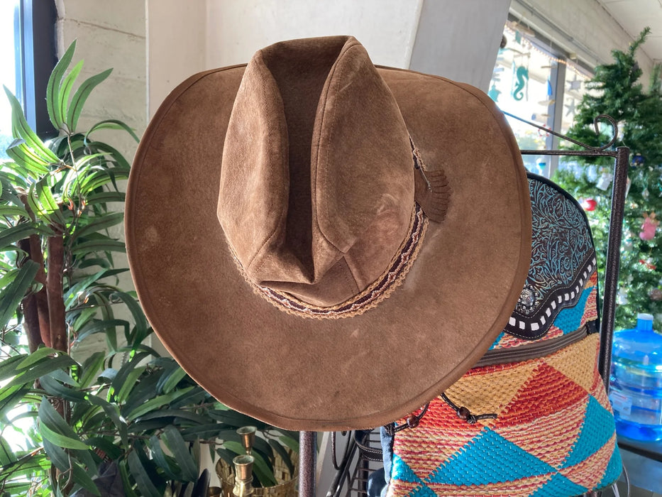 Stetson suede vintage brown size 7 1/4 cowboy hat 29920