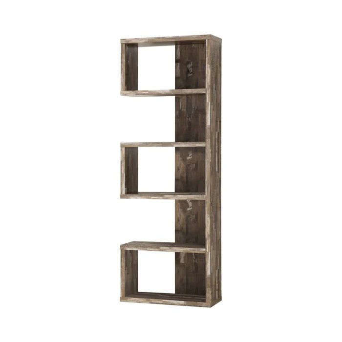 Bookcase display shelf weathered grey/gray NEW CO-800847