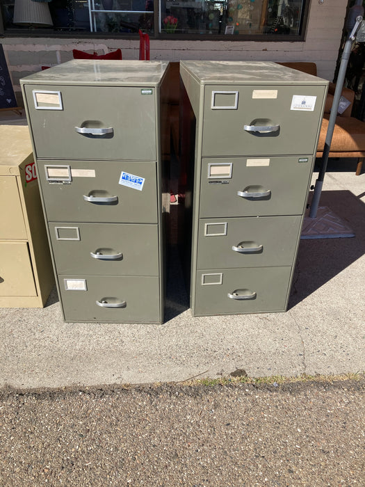 Filing cabinets tall metal 4 file drawers gray 27568